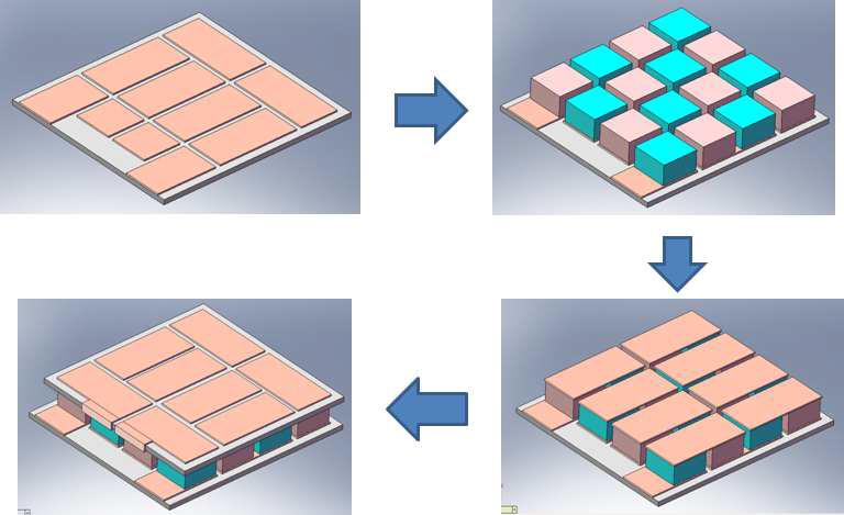 저온부 열전소자 제작 공정#1