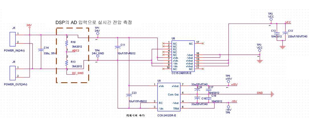 과전압, 저전압 측정 회로