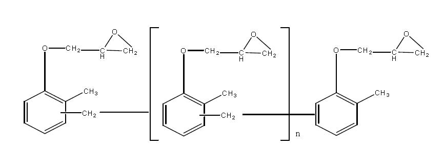 국산 에폭시 수지의 구조