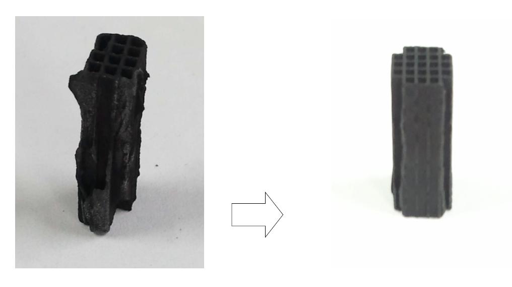 Mechanical property-enhanced honeycomb type STC conversion catalyst