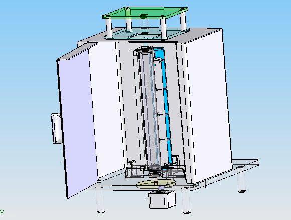 표면 불균일 측정장비의 3D 모델링 도면