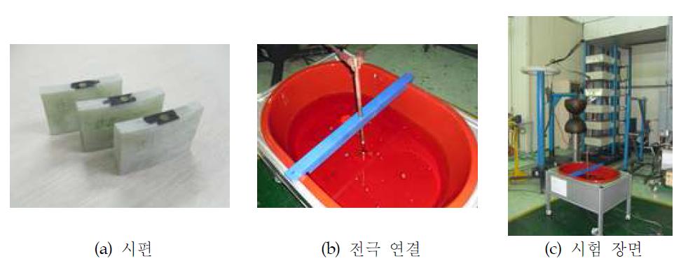 FRP Tube시편에 대한 뇌임펄스 시험