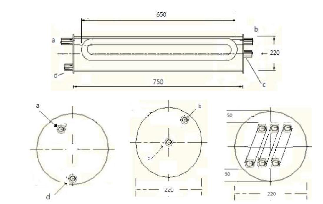 열교환기 내부 구조도