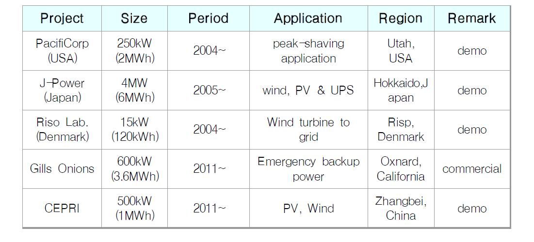 Prudent Energy社 실증사업