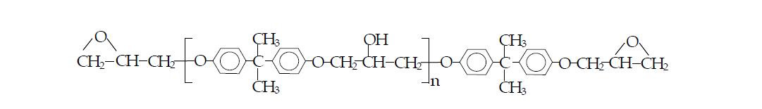 비스페놀 A형 에폭시의 구조