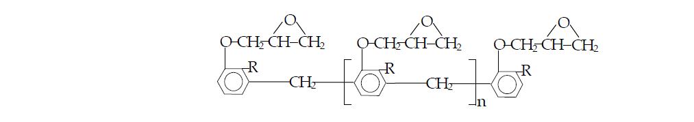 Novolac Type 에폭시의 구조