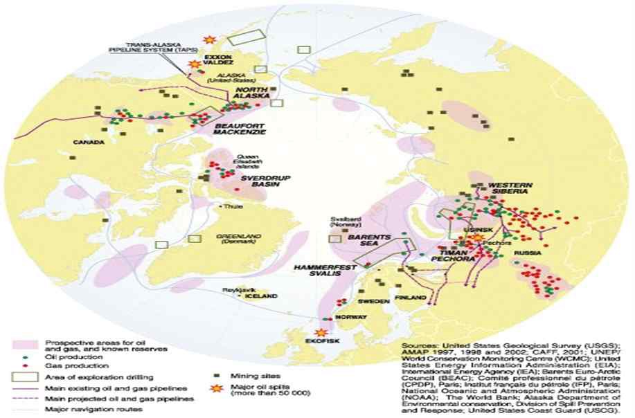 북극지역 석유?가스 자원 개발 현황