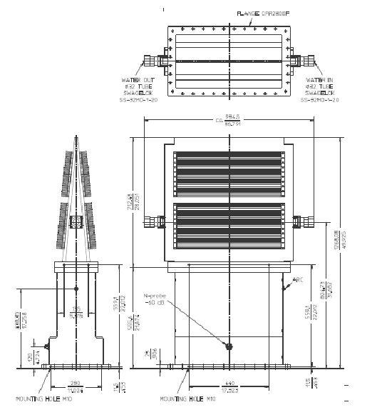 45kW Ferrite dummy load 도면