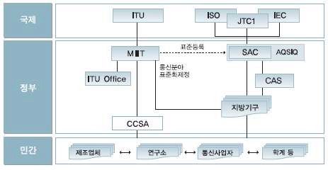 중국의 표준화 네트워크