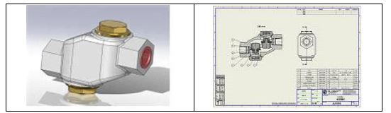 그림 3.2.20 차압밸브 기본 및 상세설계 도면