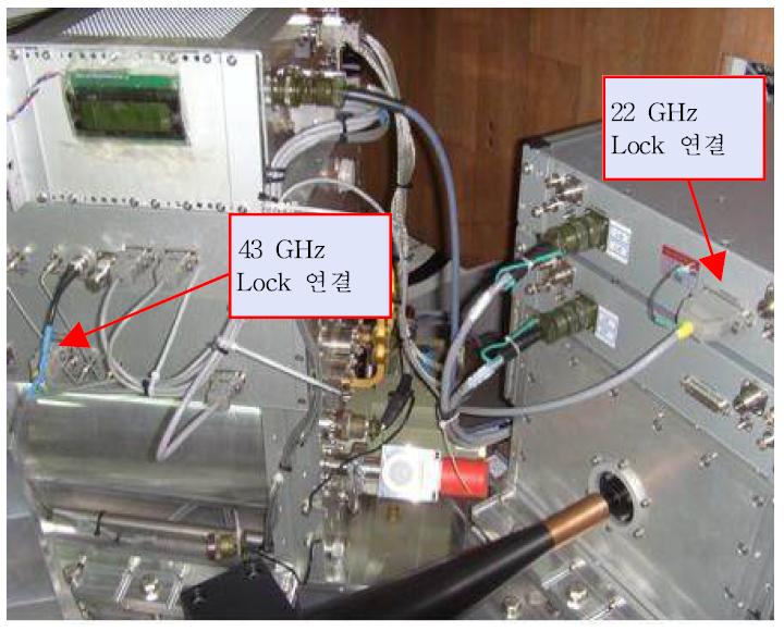 KVN 22/43GHz 수신기의 Lock 모니터 신호 출력 커넥터