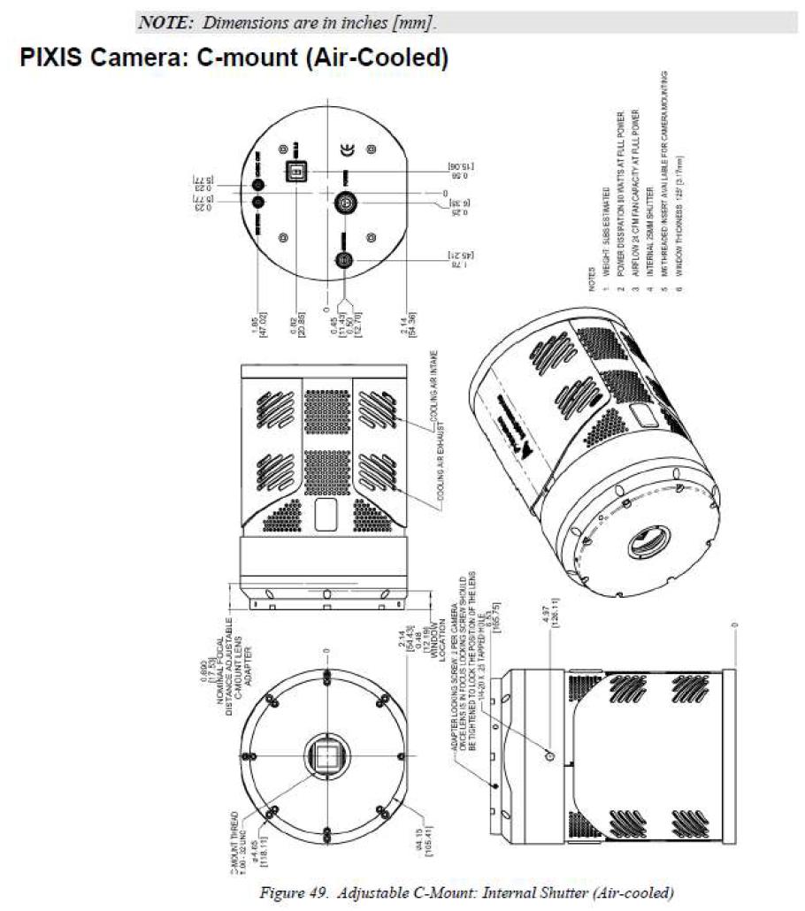 PIXIS-XO 2048B CCD 규격 설명서