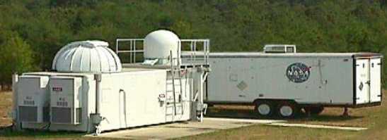 GSFC의 TLAS-4 시스템의 모습(매릴랜드주/그린벨트 소재)