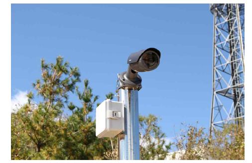 정문출입 보안용 CCTV