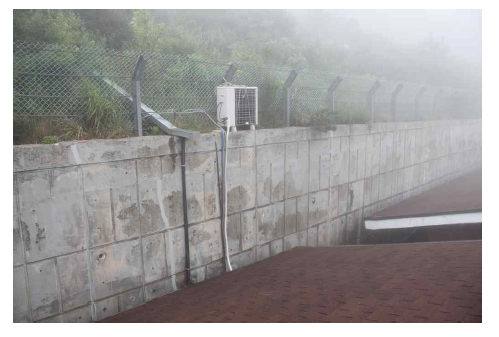 전산실 에어컨 실외기 이설 후