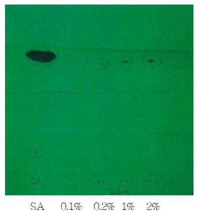 TLC Chromatogram of Hexobarbital