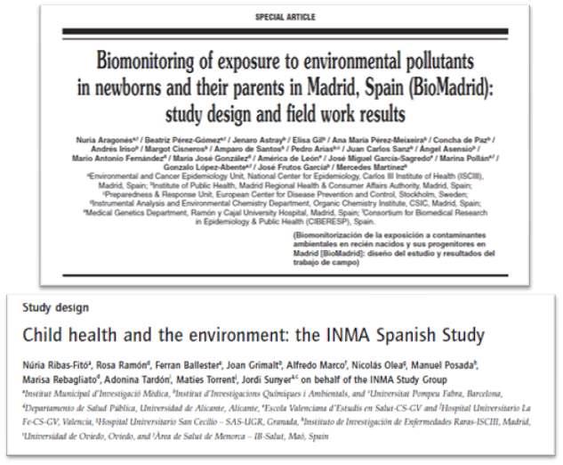 INMA 및 BioM adrid study design