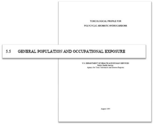 Toxicological profile PAHs