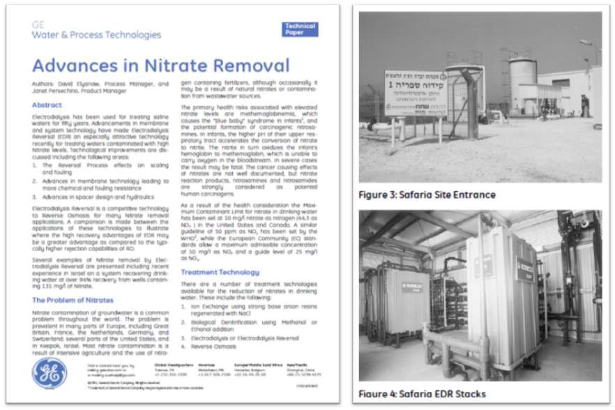 Advances in Nitrate Removal