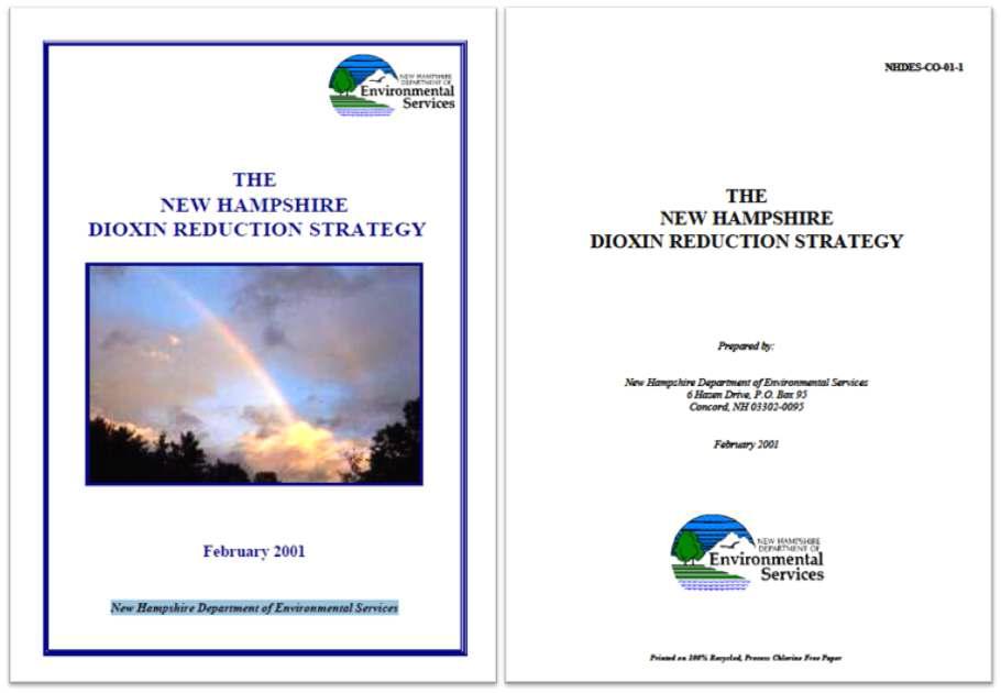 NEW HAMPSHIRE DIOXIN REDUCTION STRATEGY