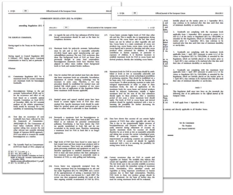 amending Regulation (EC) No 1881/2006 as regards maximum levels for polycyclic aromatic hydrocarbons in foodstuffs