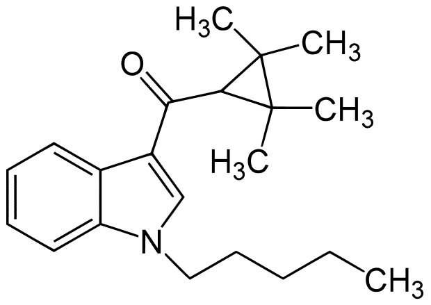 Chemical structure of UR-144