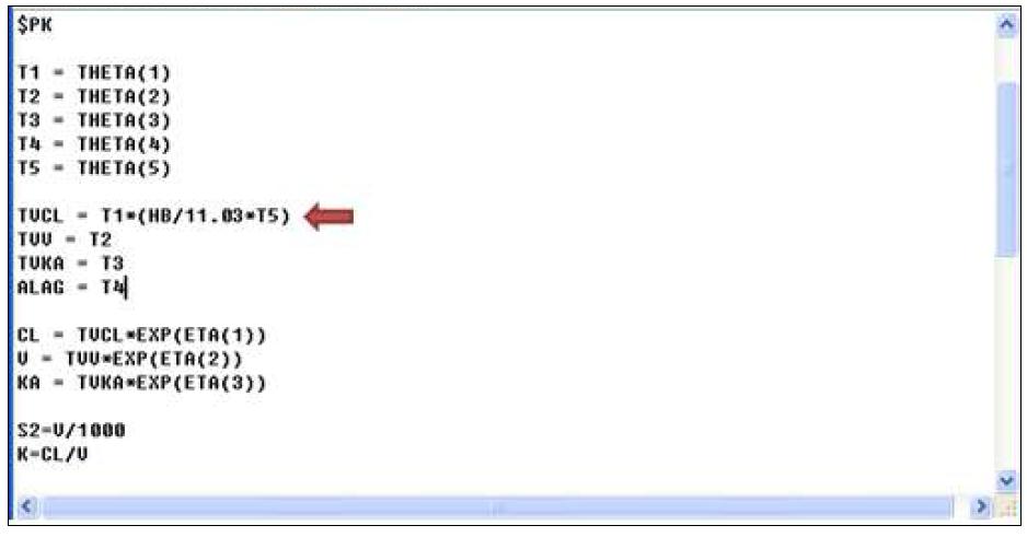 공변량 exponential model 예시