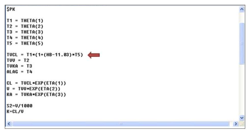 공변량 proportional model 예시