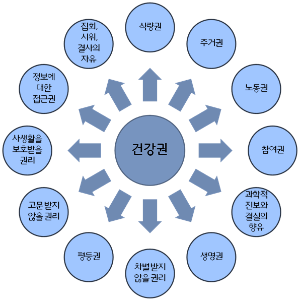 그림 2. 건강과 인권