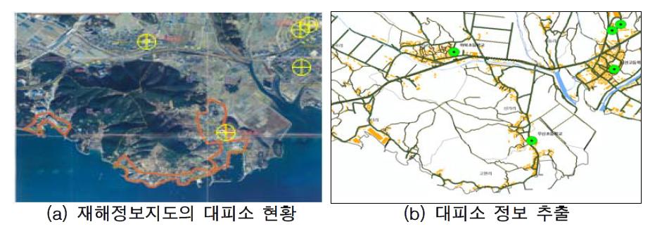 대피소 도형정보 구축