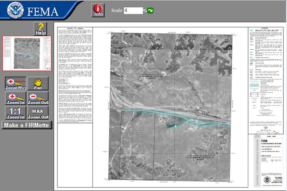 FEMA의 홍수보험요율도 열람 서비스