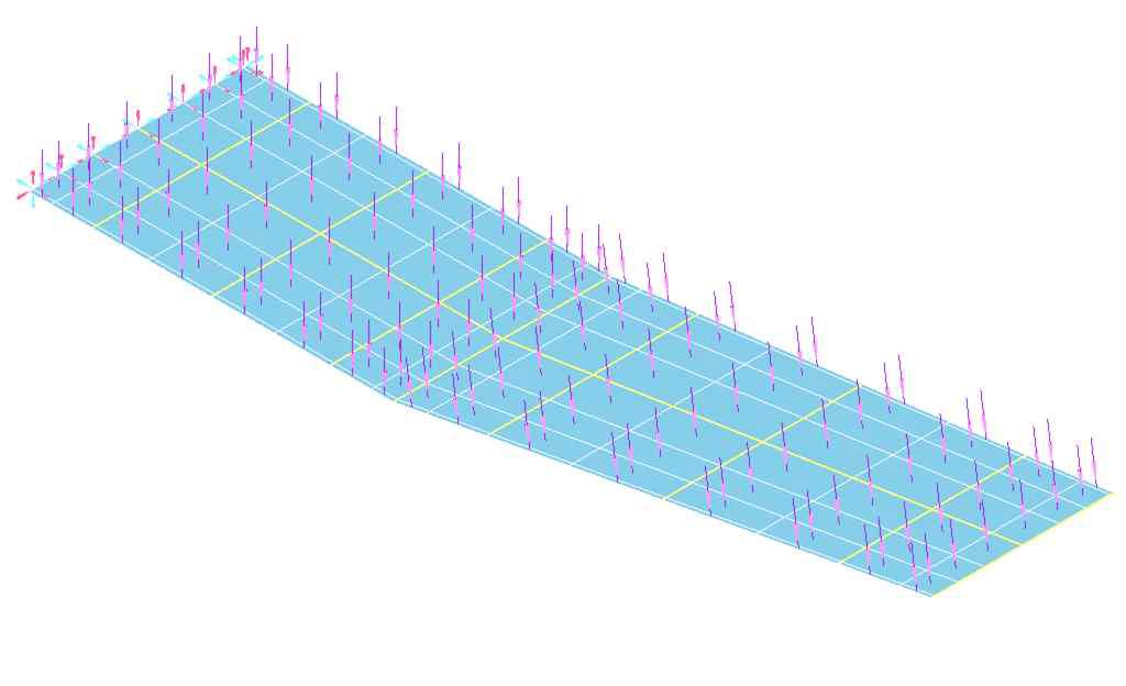 the pressure at each nodes for Diamond