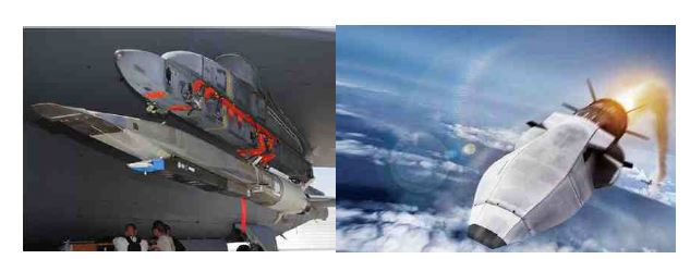 그림 2.2.1 미국의 탄화수소계 연료를 사용한 Mach 6급 스크램제트 엔진 X-51A