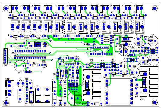 메인 PCB 전면 패턴도