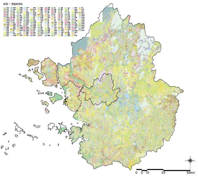 그림 4-28. 정밀토양도
