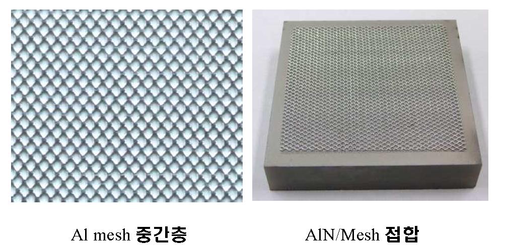 Al mesh 형상 및 조립방법