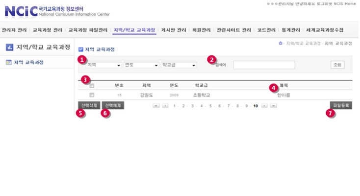 시․도교육청 ‘편성운영 지침’ 원문 파일 관리(1)