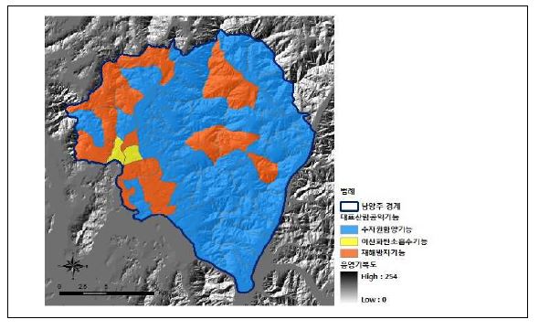 남양주시의 대표 산림공익기능