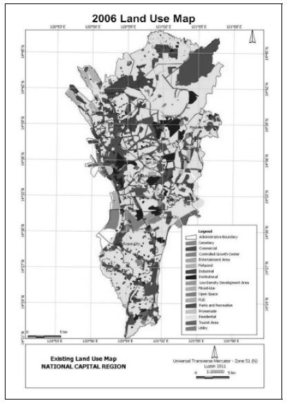 그림 6-4. 마닐라 대도시권 토지이용도(2006년)