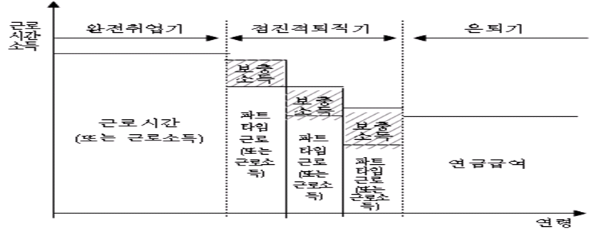 점진적 은퇴의 과정