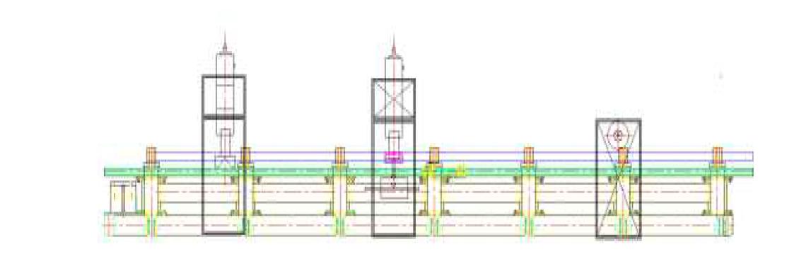 선박용 배관 고정 서포트 가공 자동화 시스템 Layout 계획도