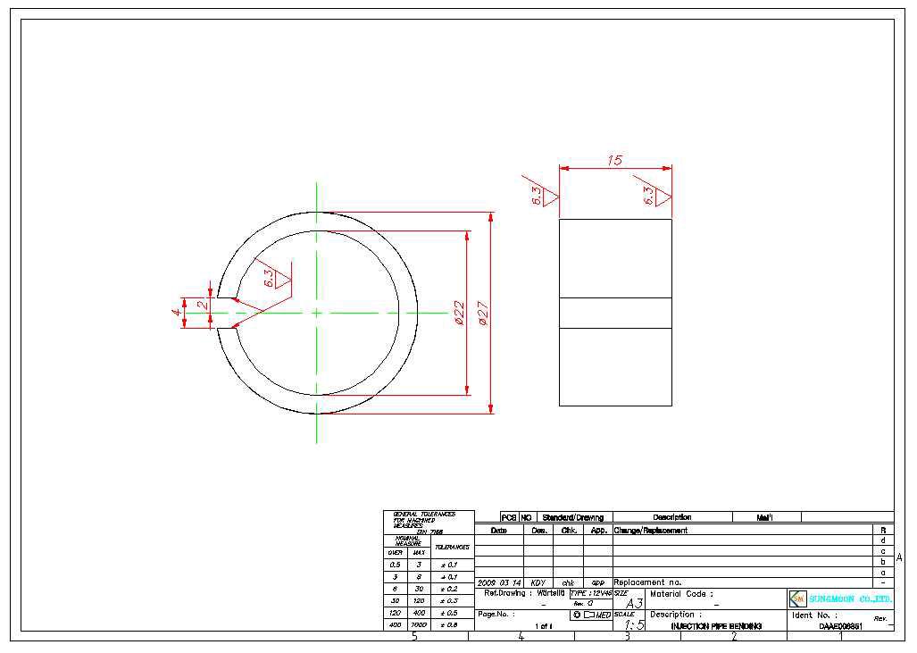 FITTING SOCKET DRAWING