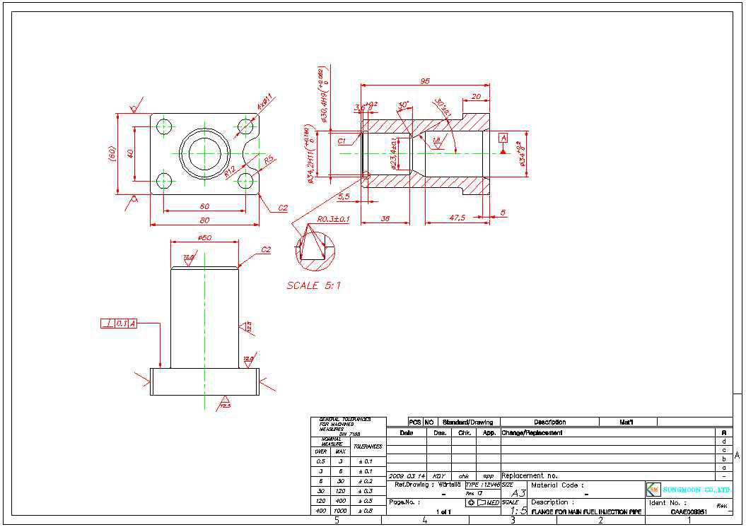 FLANGE DRAWING