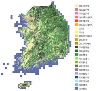 Fig. 4.4.9. Ministry of Environment. Division of Land Cover Classification