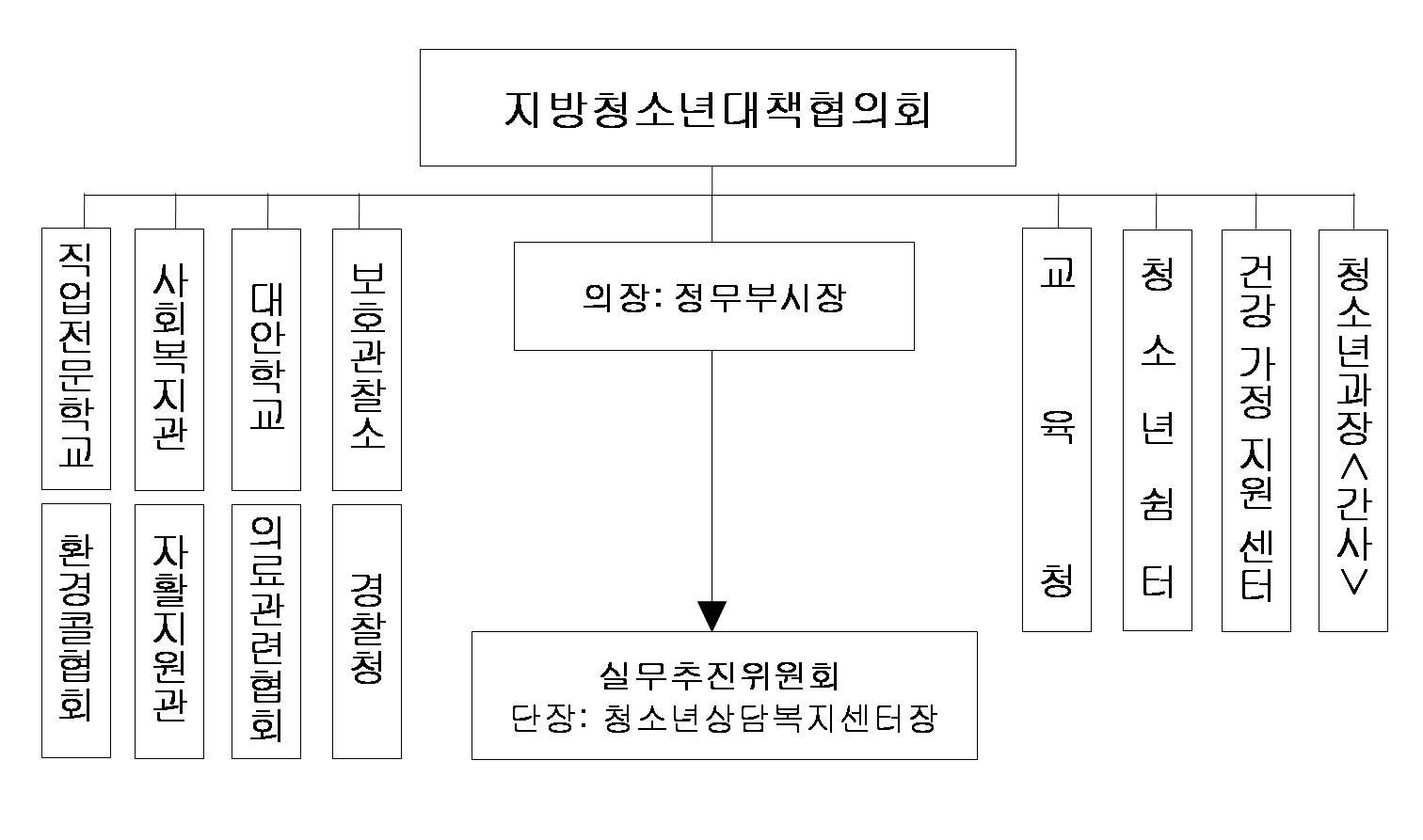 【그림 VI-6】지방청소년대책협의회(가칭)