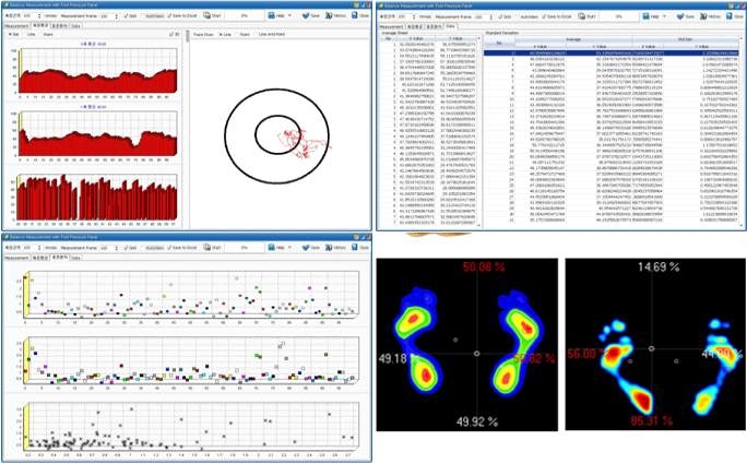 그림 33. 족압 측정 결과 분석