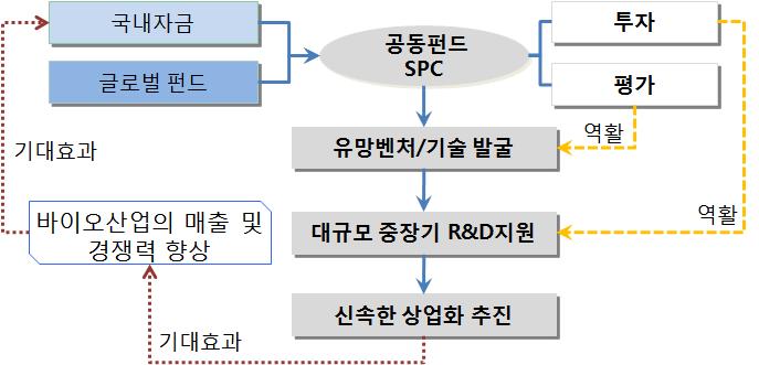 바이오클러스터 내 민간펀드의 역할과 기대효과