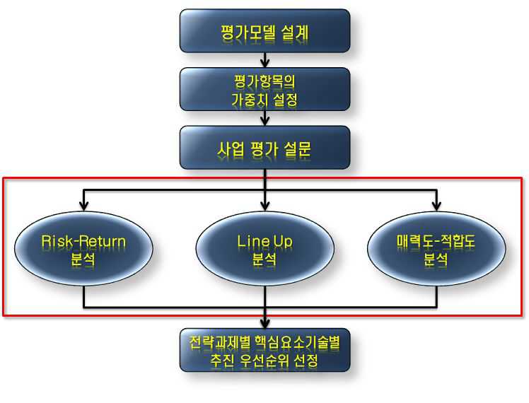 전략연구개발 추진분야 선정 개념도