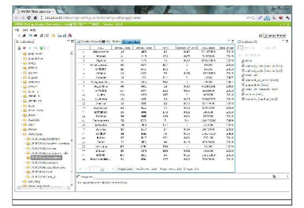 AMGA Web Application(Screenshot)