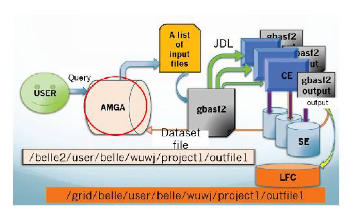AMGA in Belle Ⅱ Computing Model